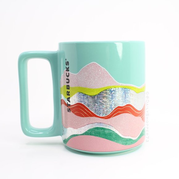 Starbucks Other - Starbucks Spring 2020 Pastel Waves Holographic Mug